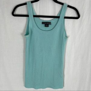 Ralph Lauren Black Label Cashmere Ribbed Tank
